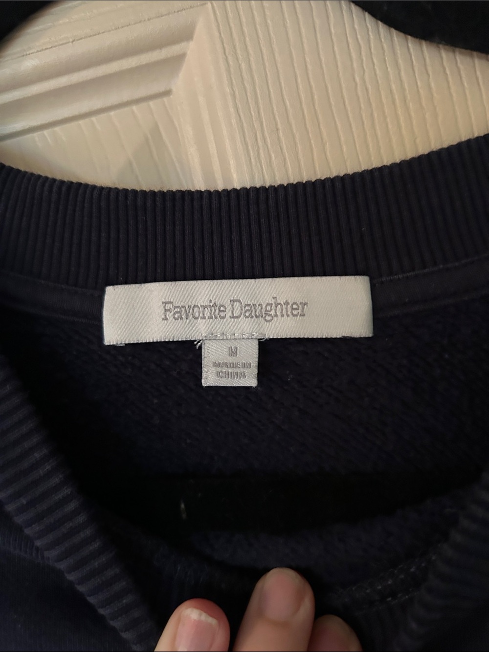 Favorite Daughter Sports Mom Vintage Logo Sweatshirt - Navy - Picture 2 of 3